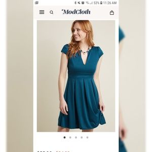 Meet Me At The Punchbowl Modcloth dress Sz M